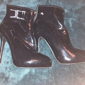 ShoeDazzel Joye Vegan Leather 5” Stiletto  booties